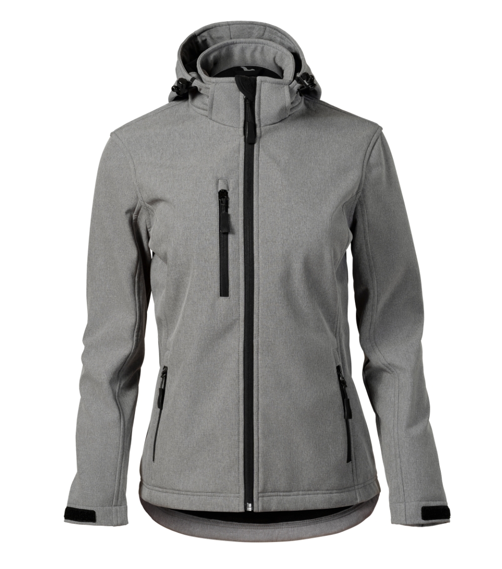 Moteriška Softshell striukė Malfini Performance 521 dark gray melange, 300 g/m²