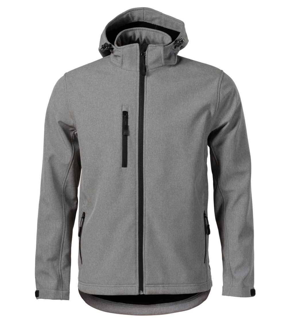 Vyriška Softshell striukė Malfini Performance 522 dark gray melange 300 g/m²