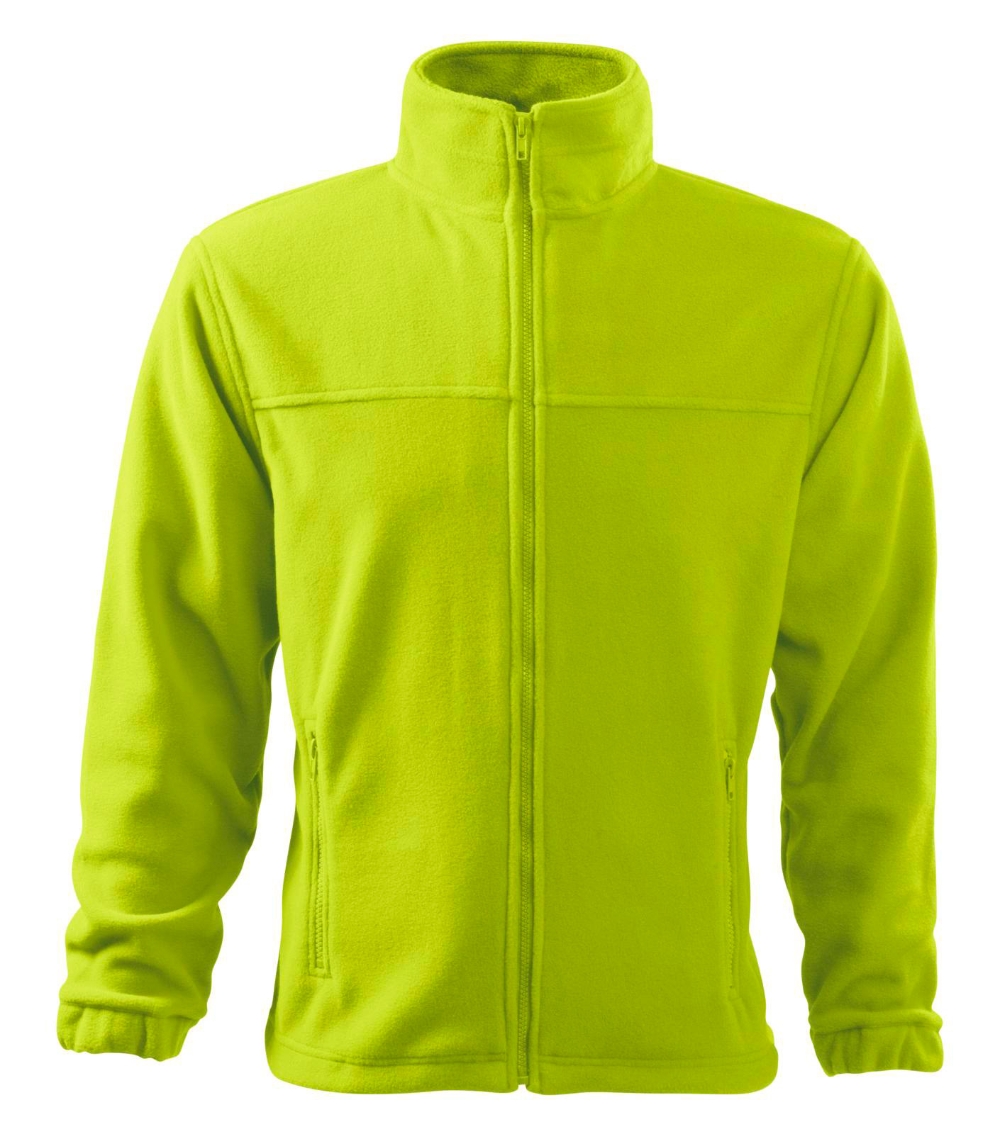 Vyriškas Flisinis Džemperis RIMECK Jacket 501, lime punch 280 g/m²