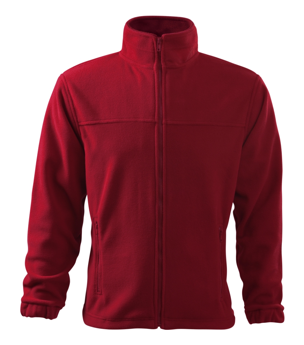 Vyriškas Flisinis Džemperis RIMECK Jacket 501, Marlboro Red 280 g/m²