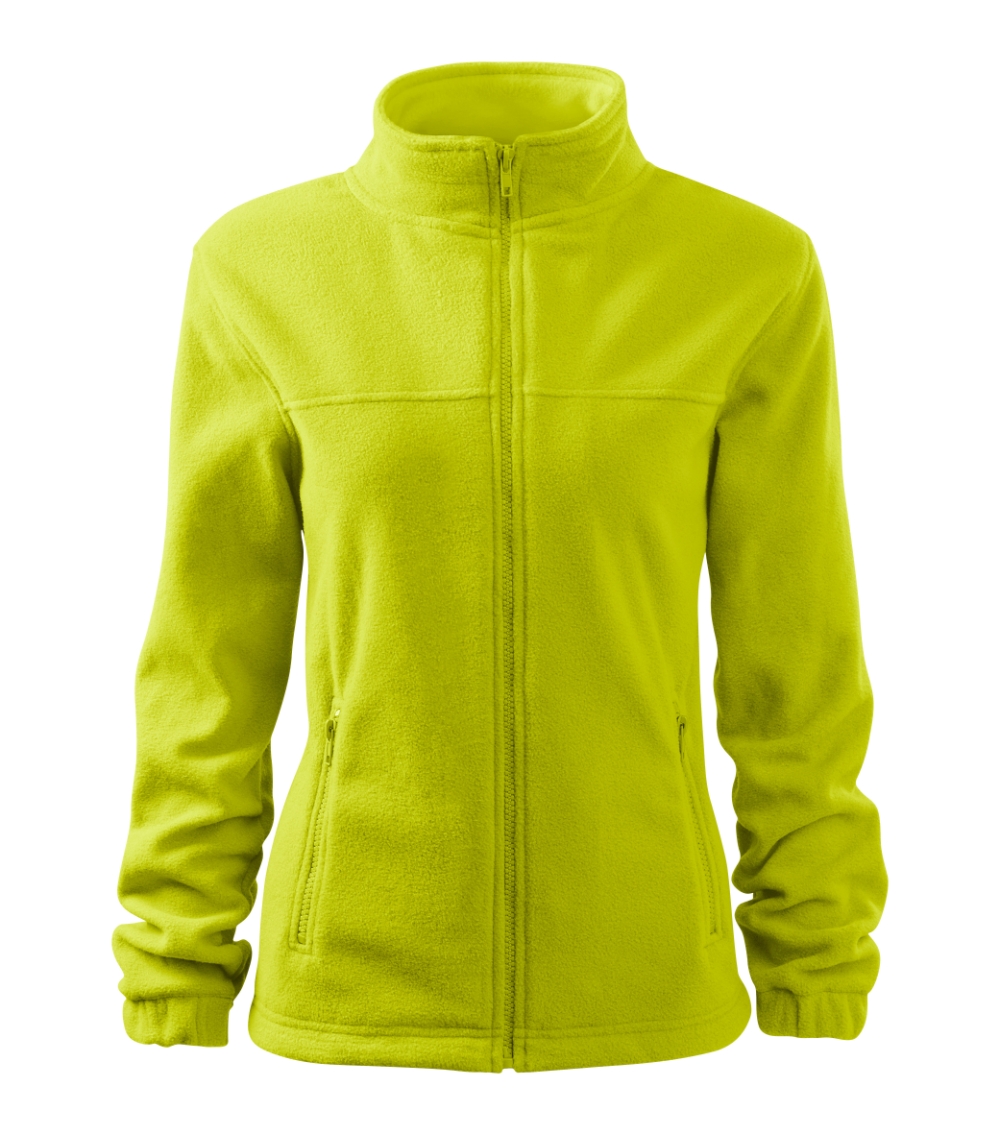 Moteriškas Flisinis Džemperis RIMECK Jacket 504, lime punch 280 g/m²