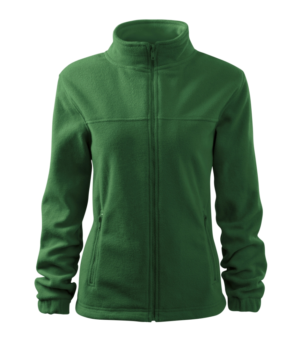 Moteriškas Flisinis Džemperis RIMECK Jacket 504, Bottle green 280 g/m²