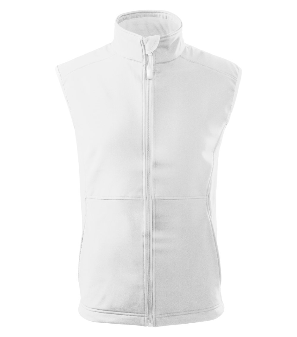 Vyriška Softshell liemenė Malfini Vision 517, white 280 g/m²