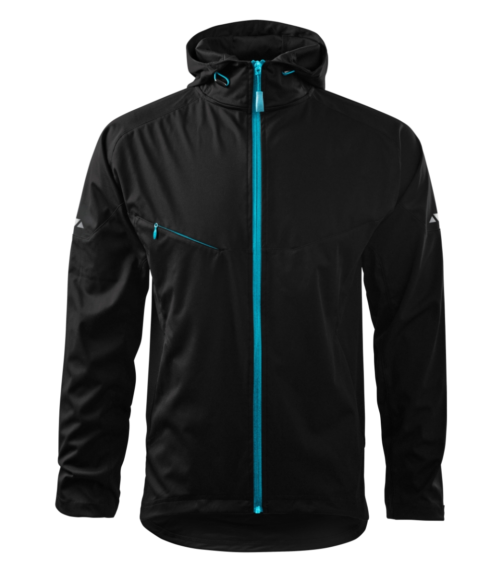 Vyriška Softshell striukė Malfini Cool 515 black, 210 g/m²