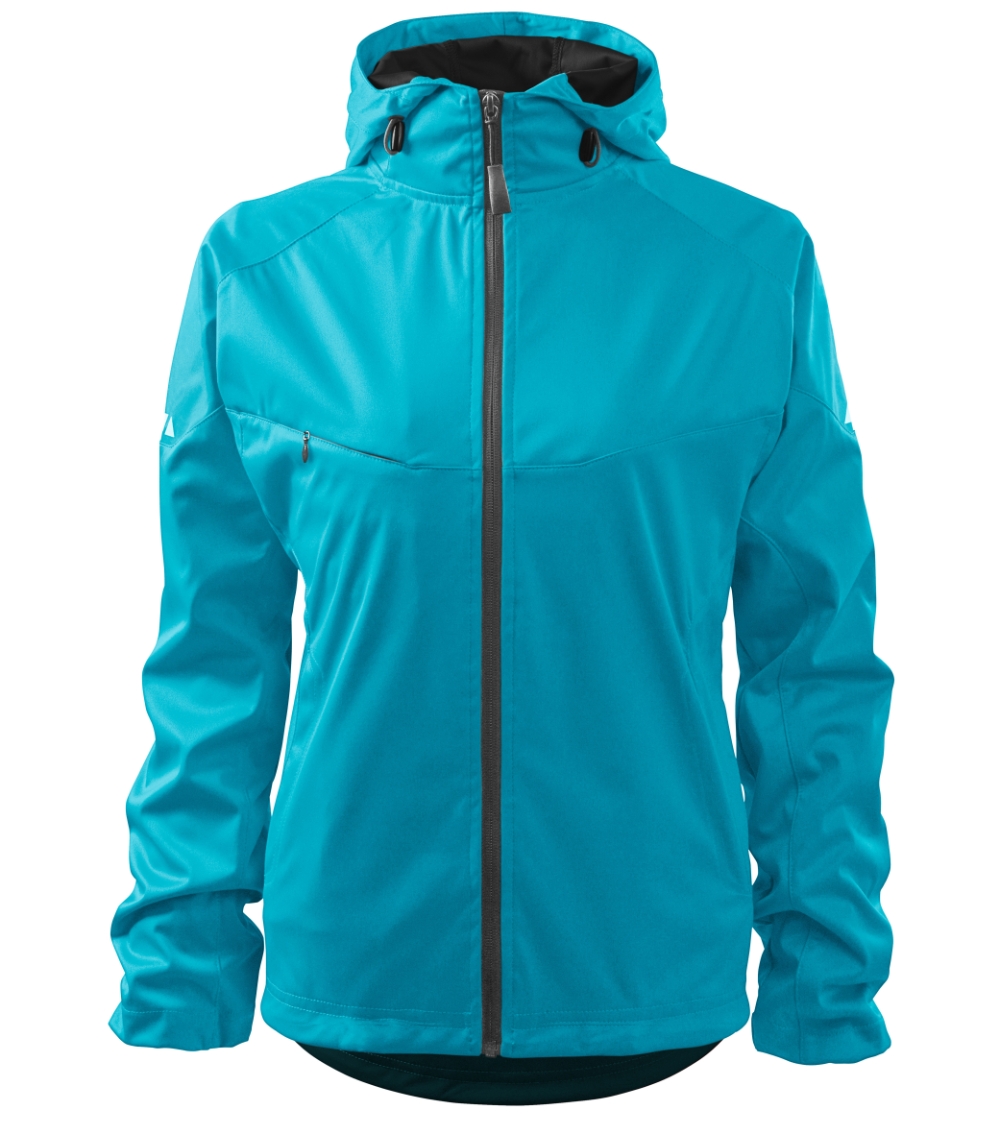 Moteriška Softshell striukė Malfini Cool 514 blue atoll, 210 g/m²