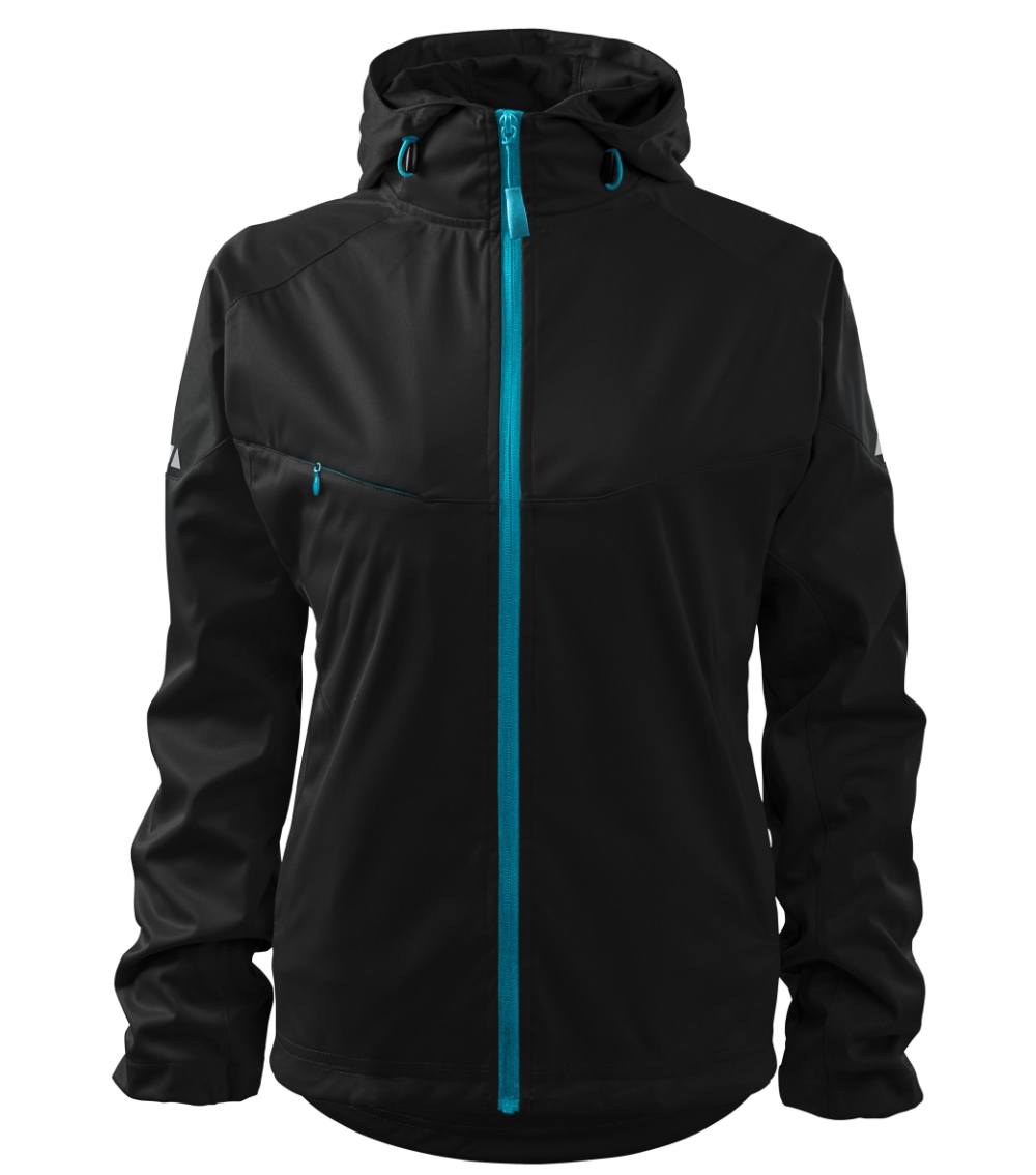 Moteriška Softshell striukė Malfini Cool 514 black, 210 g/m²