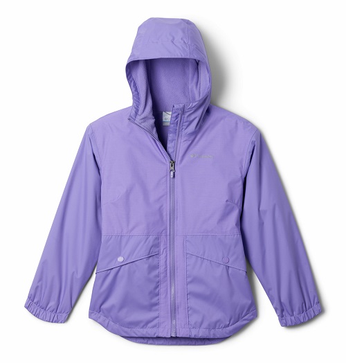 Columbia neperšlampama striukė Rainy Trails™ III Fleece Lined Jacket (XXS-L). Spalva alyvinė