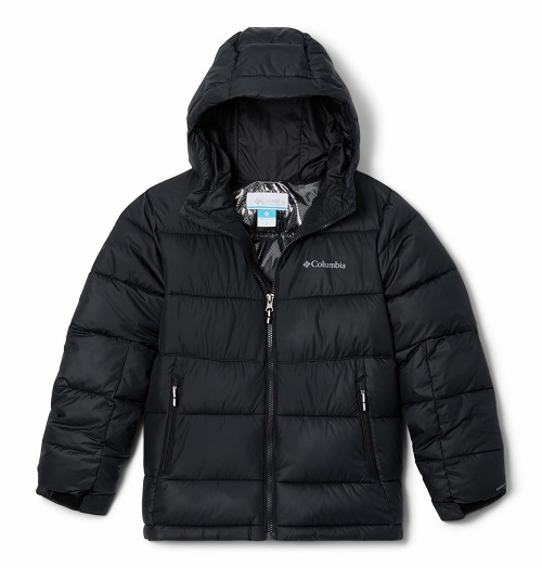 Columbia žiemos striukė Pike Lake™ II Hooded Jacket. Spalva juoda