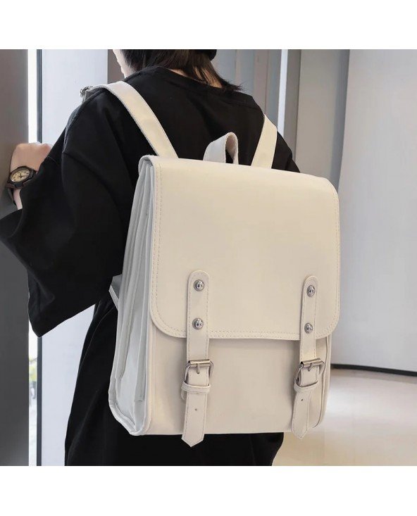 Moterų kuprinė diržas sagtis kelionės krepšys Schoolbag Unisex mažas knygų krepšys