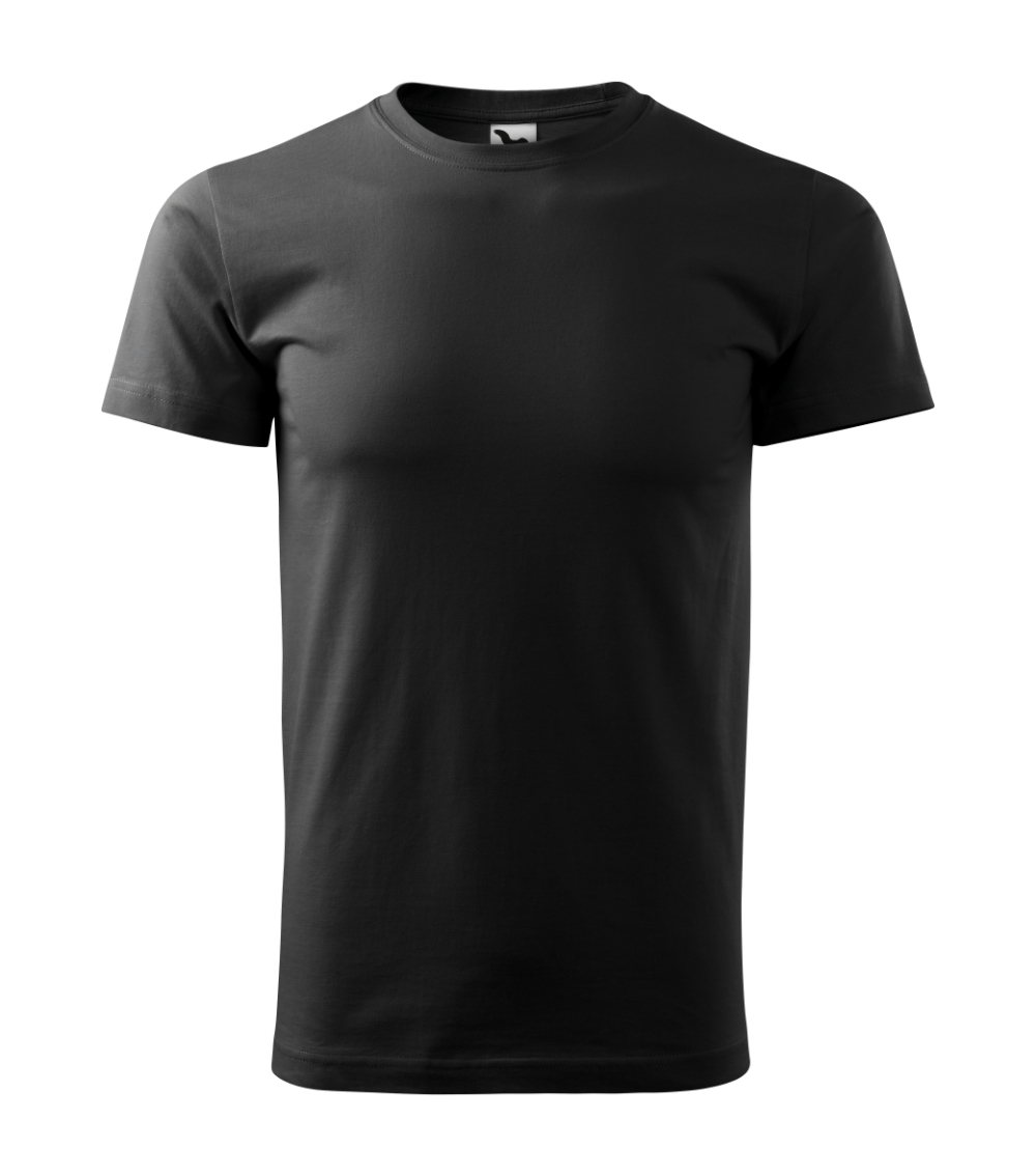 Vyriški Marškinėliai MALFINI Basic 129 Black