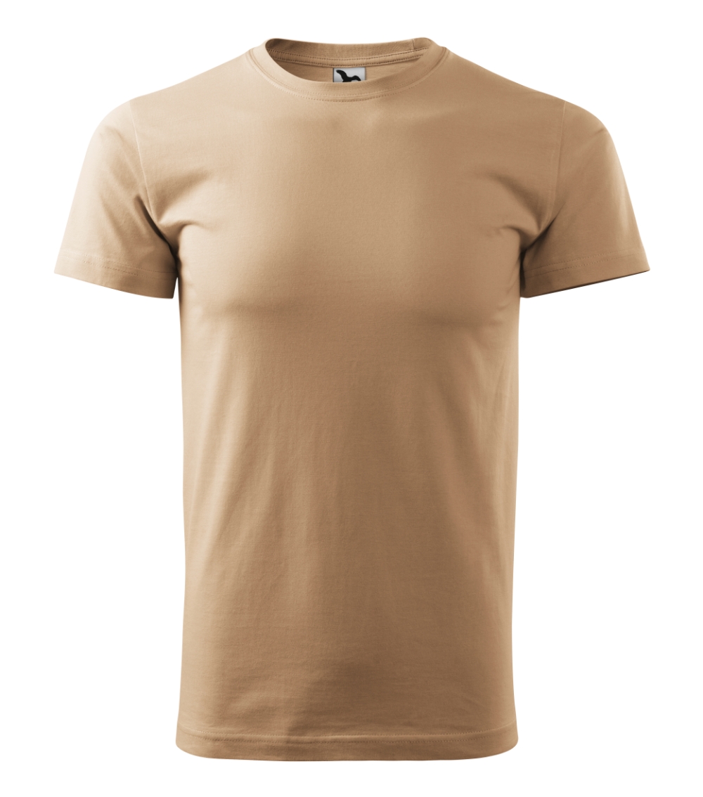 Vyriški Marškinėliai MALFINI Basic 129 Sand, 160g/m2