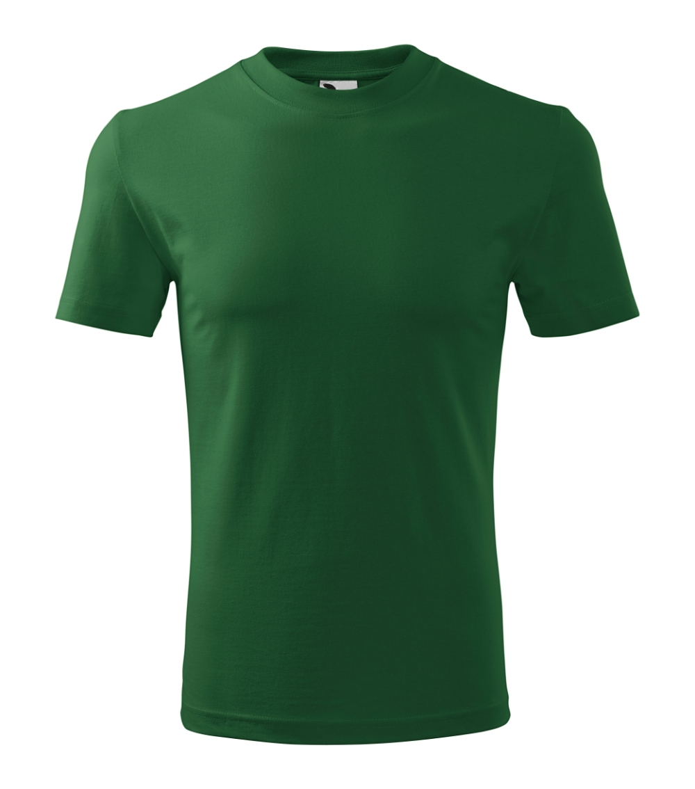 Marškinėliai unisex MALFINI Classic 101 Bottle green, 160g/m2