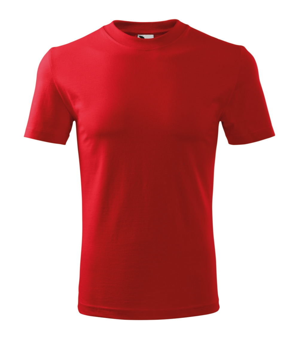 Marškinėliai unisex MALFINI Classic 101 Red, 160g/m2