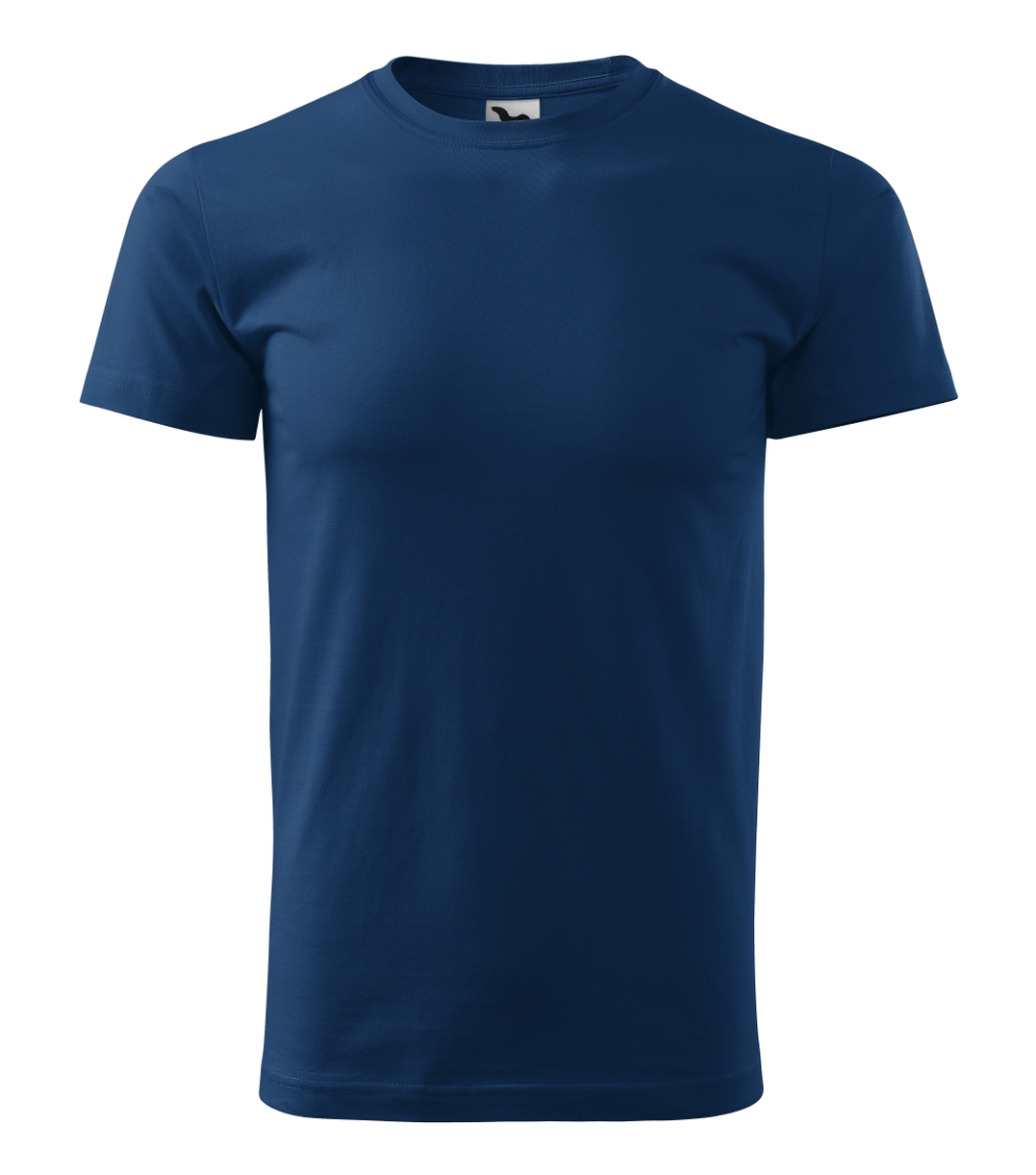 Vyriški Marškinėliai MALFINI Basic 129 Midnight blue, 160g/m2