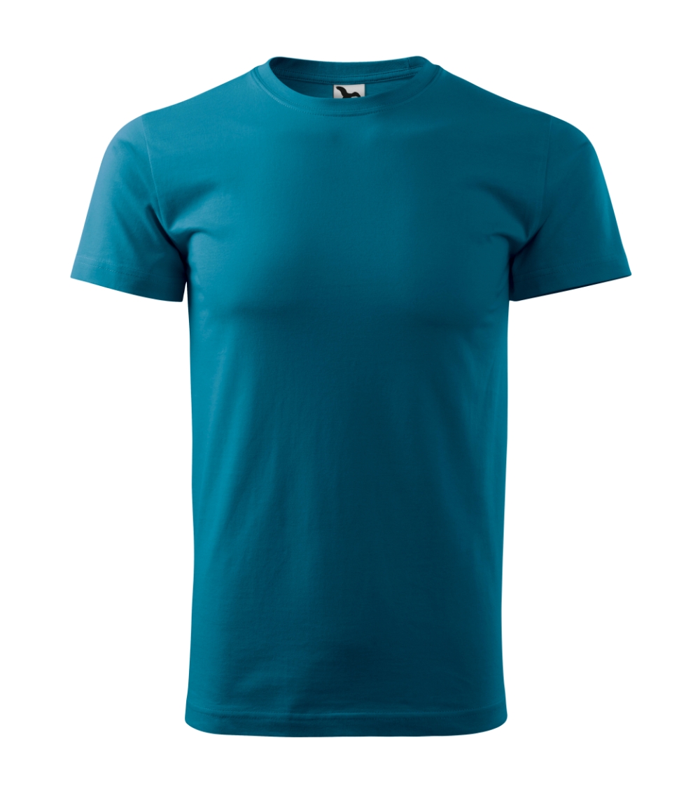 Vyriški Marškinėliai MALFINI Basic 129 Petrol blue, 160g/m2