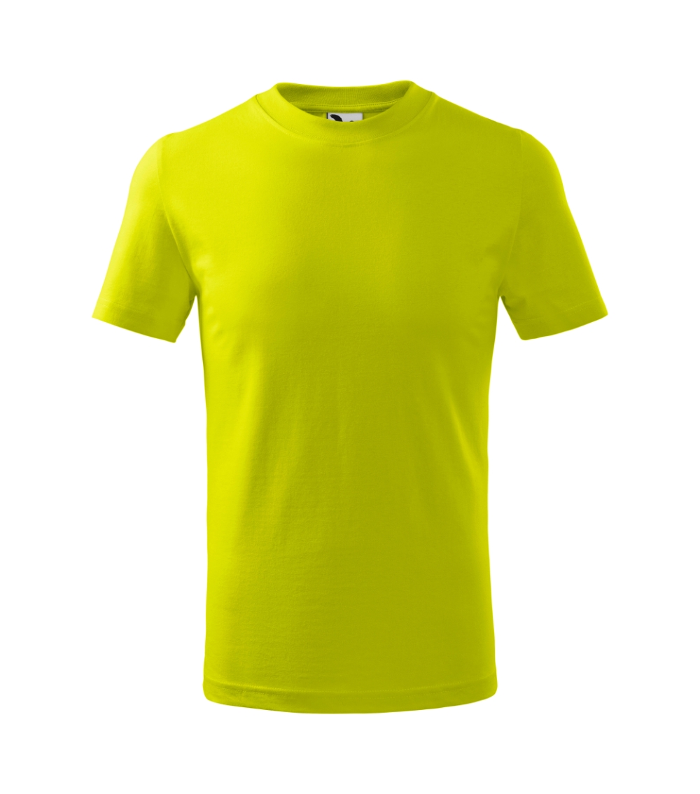 Vaikiški Marškinėliai MALFINI Basic 138 Lime punch 160g/m2