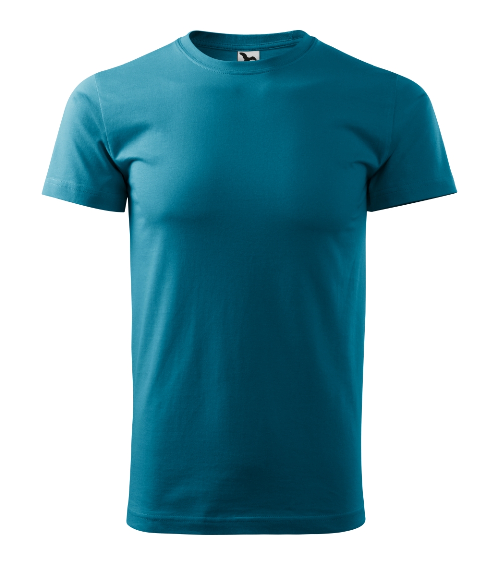 Unisex marškinėliai MALFINI Heavy New 137 Turquoise, 200g/m2