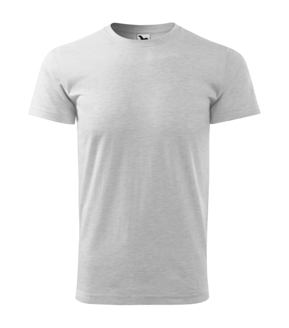 Unisex marškinėliai MALFINI Heavy New 137 Ash melange, 200g/m2