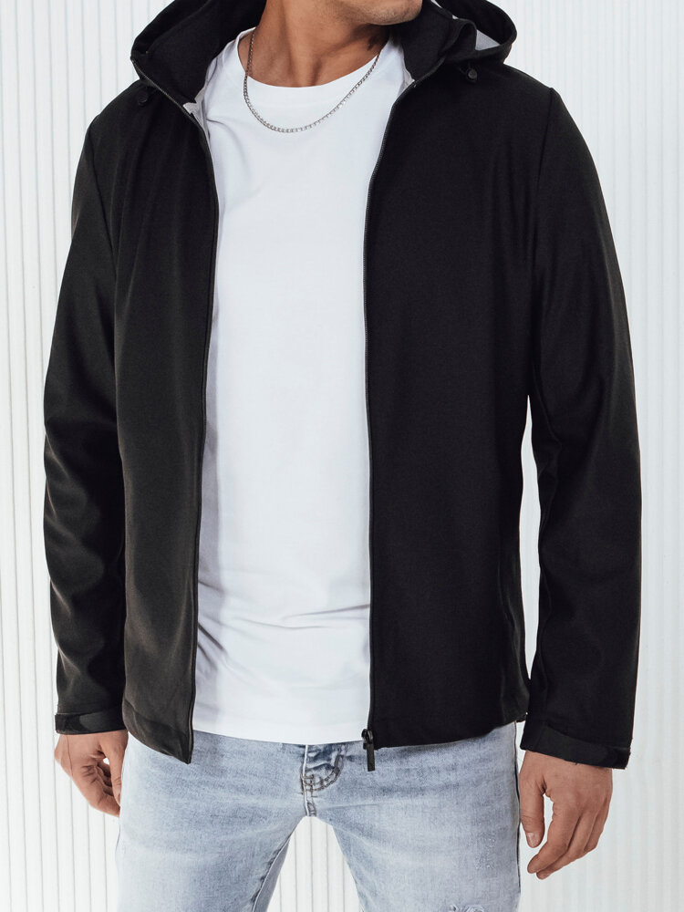 Vyriška juoda softshell striukė Luver