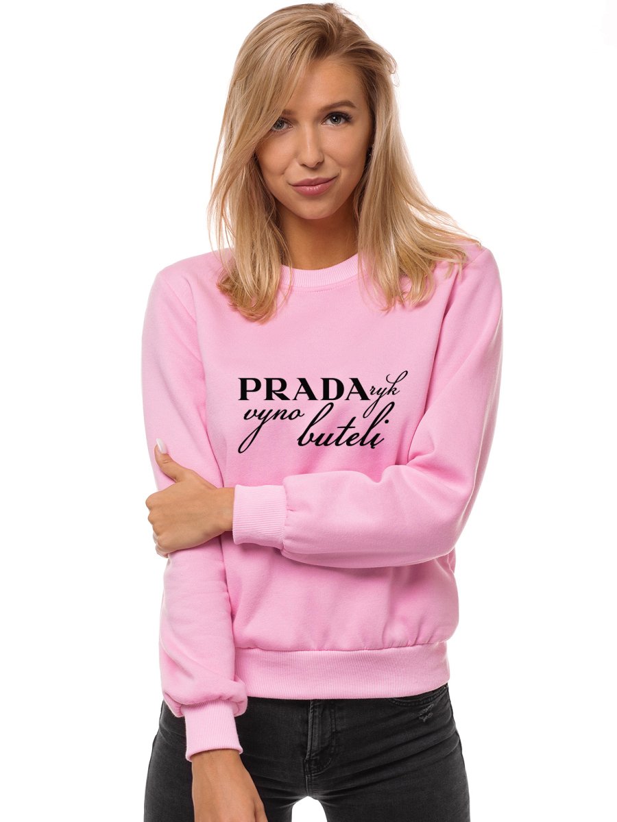 Akcija Moteriškas rožinis džemperis Prada