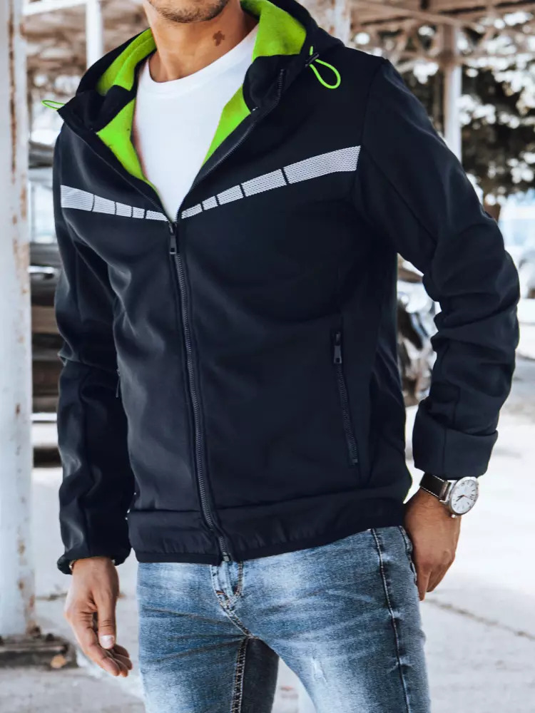 Akcija Vyriška tamsiai mėlyna softshell striukė Sverol