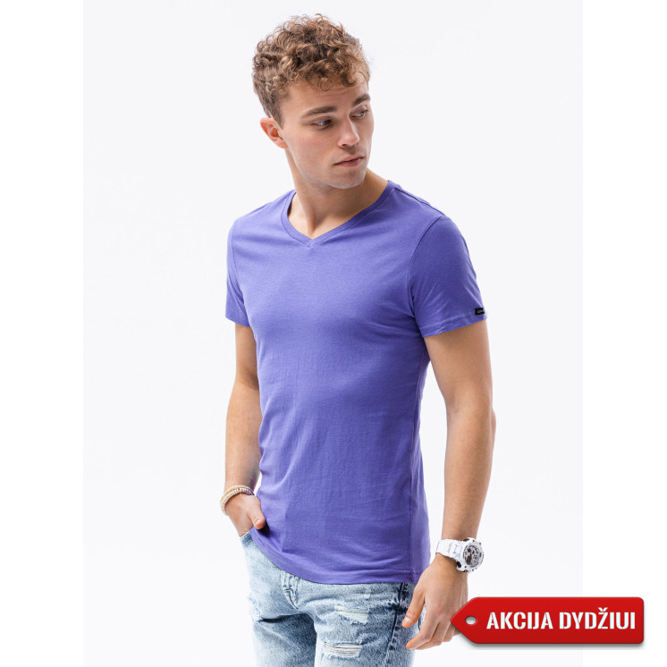 Akcija: Vyriški violetiniai marškinėliai Kemol