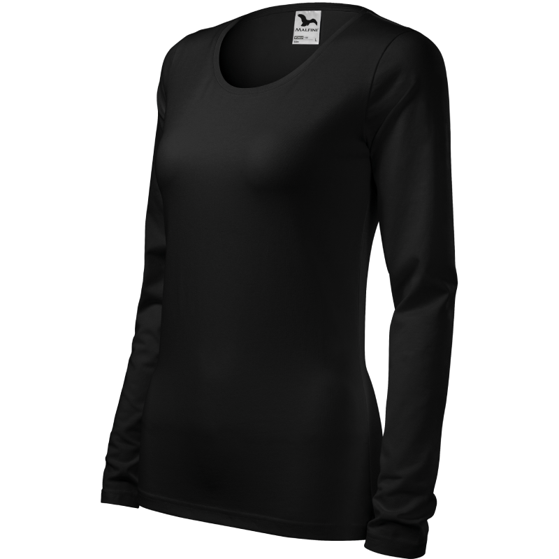 Marškinėliai Moterims Slim T-Shirt Juodi
