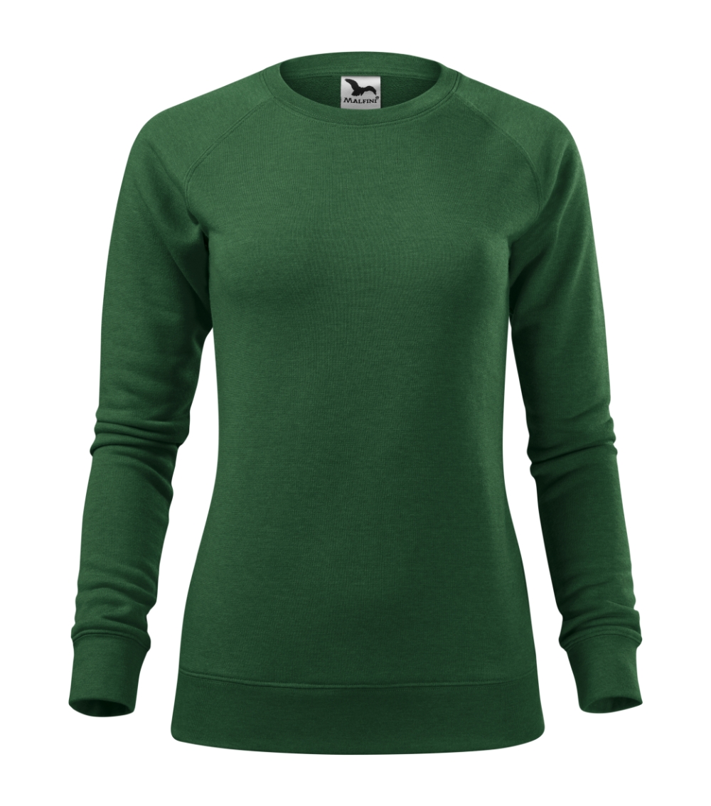 Moteriškas megztinis MALFINI Merger 416 Bottle green melange, 280 g/m²
