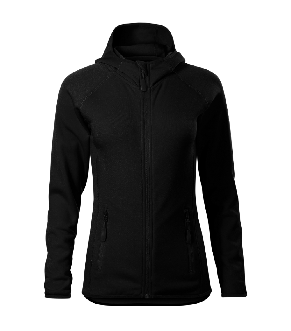 Moteriškas fliso džemperis MALFINI Direct 418 Black, 240 g/m²