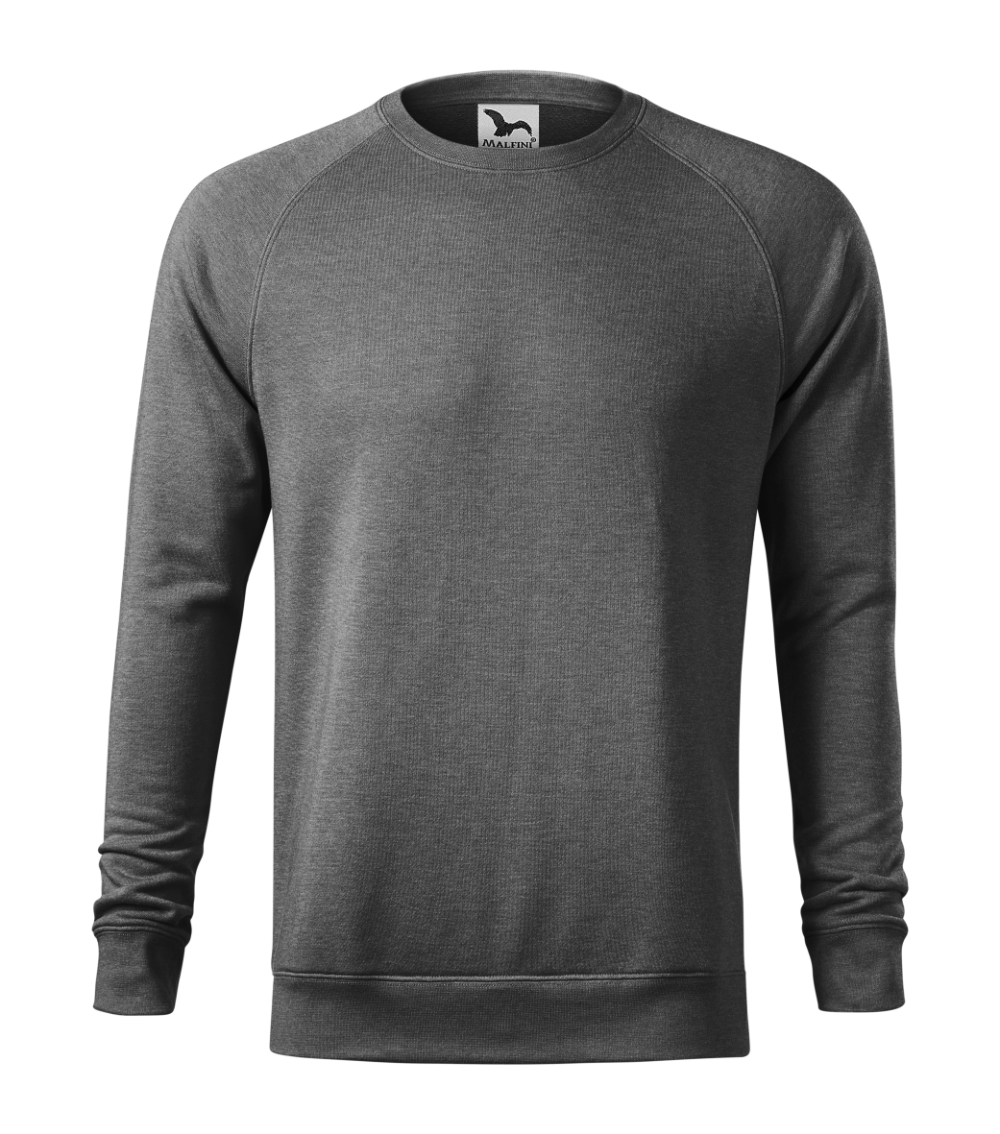 Vyriškas megztinis MALFINI Merger 415 Black melange, 280 g/m²