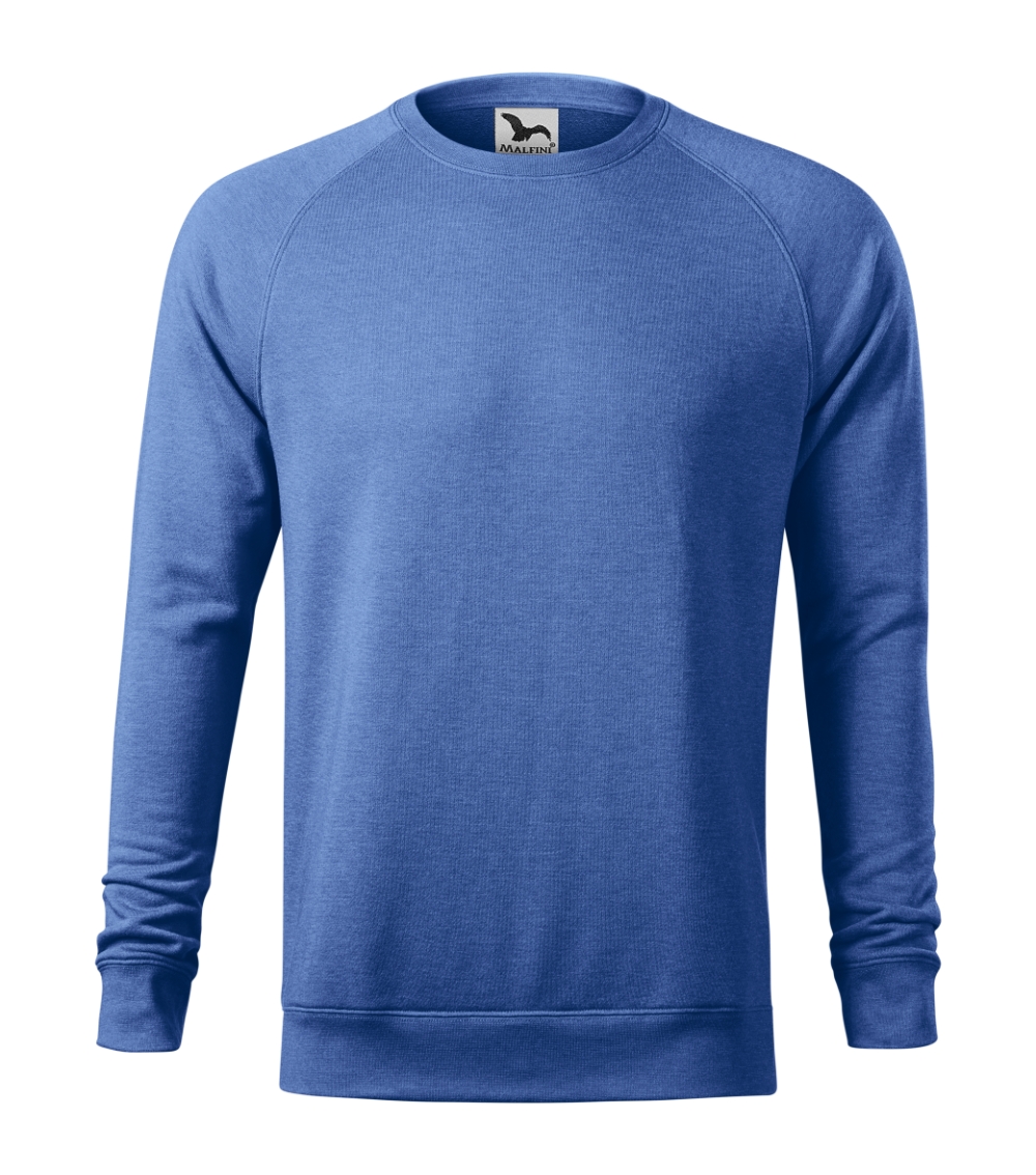 Vyriškas megztinis MALFINI Merger 415 Blue melange, 280 g/m²
