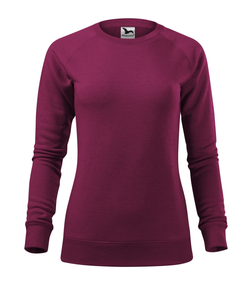 Moteriškas megztinis MALFINI Merger 416 Red plum melange, 280 g/m²