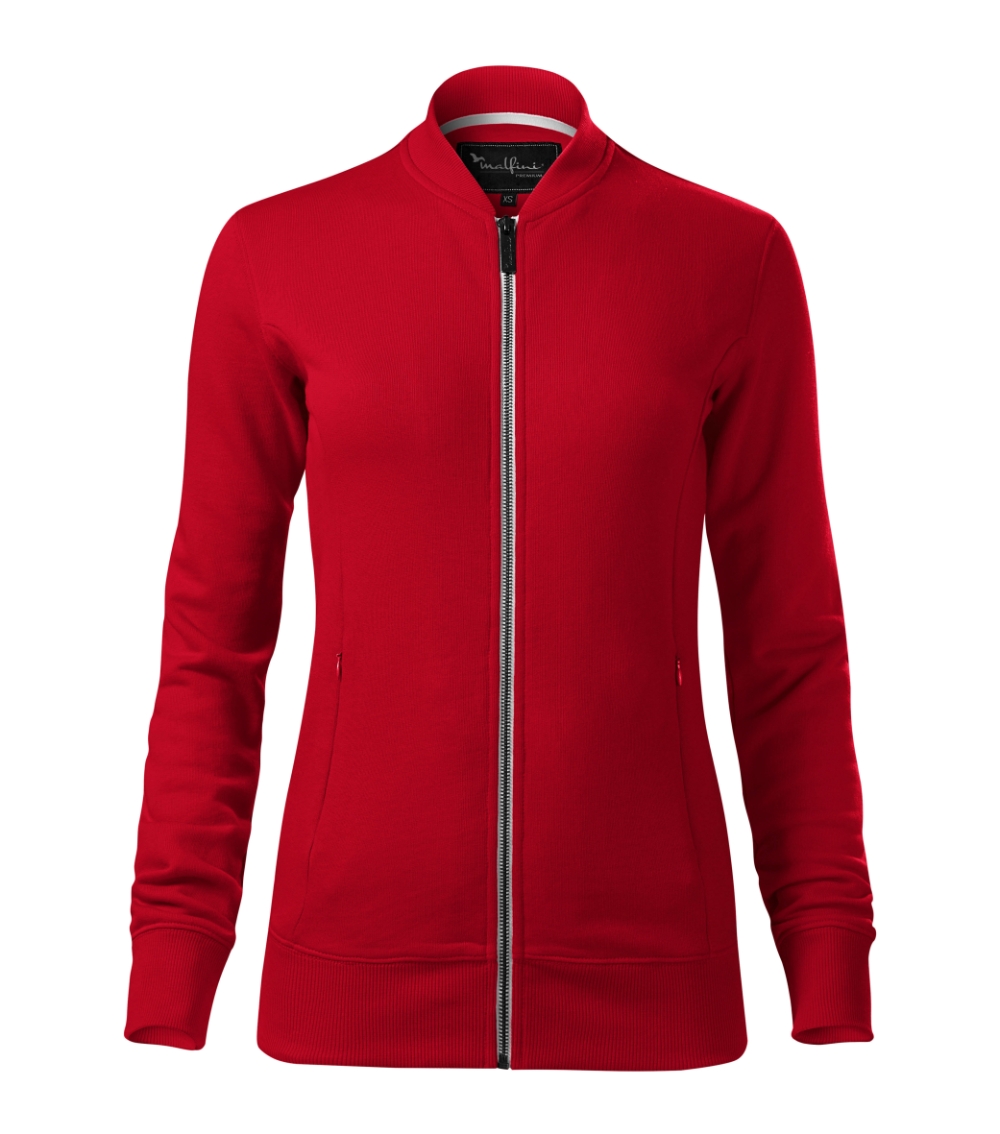 Moteriškas megztinis MALFINI Bomber 454 Formula red 320 g/m²