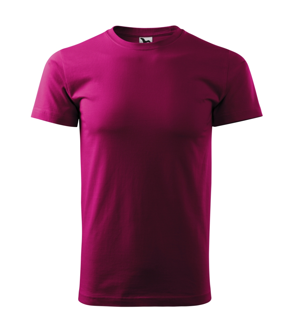 Vyriški Marškinėliai MALFINI Basic 129 Fuchsia red, 160g/m2