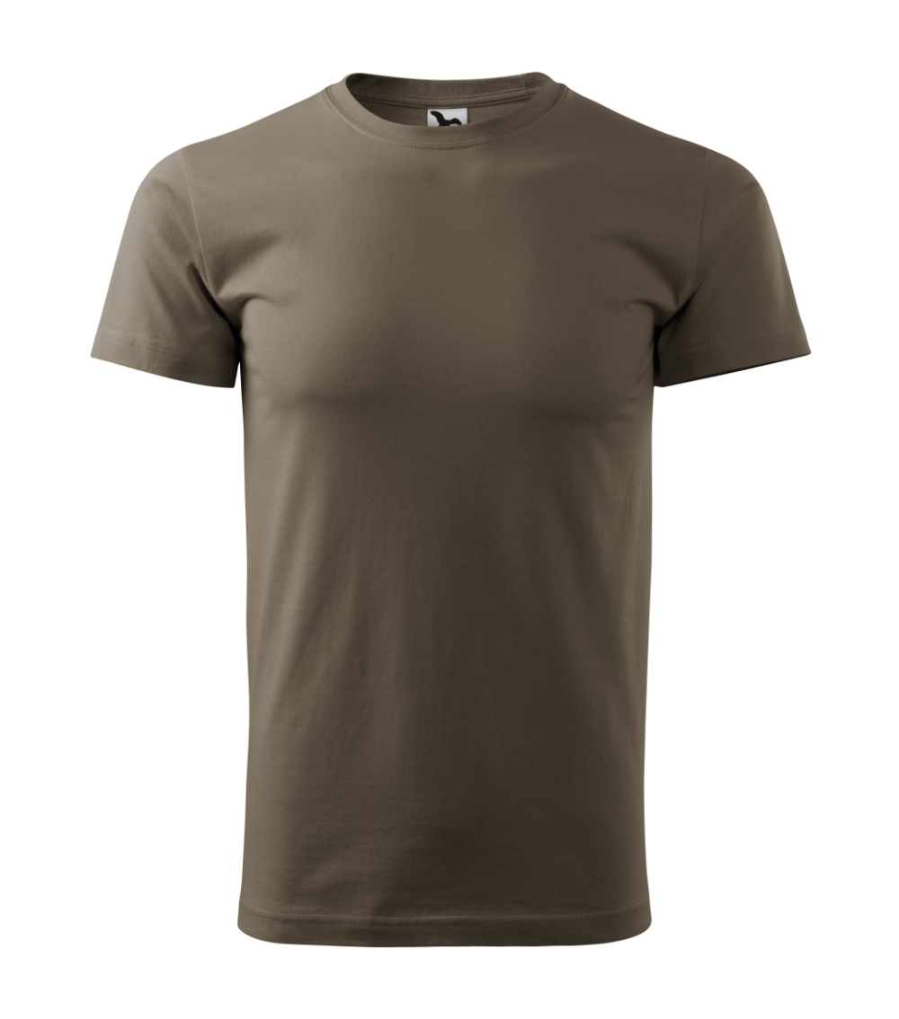 Vyriški Marškinėliai MALFINI Basic 129 Army, 160g/m2