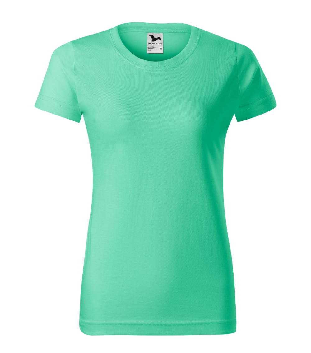 Moteriški Marškinėliai MALFINI Basic 134 Mint, 160g/m2