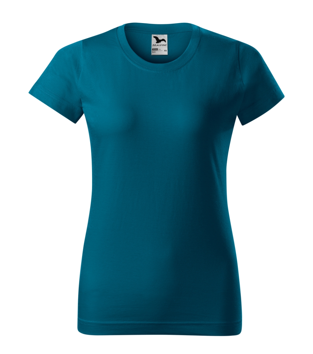 Moteriški Marškinėliai MALFINI Basic 134 Petrol blue, 160g/m2