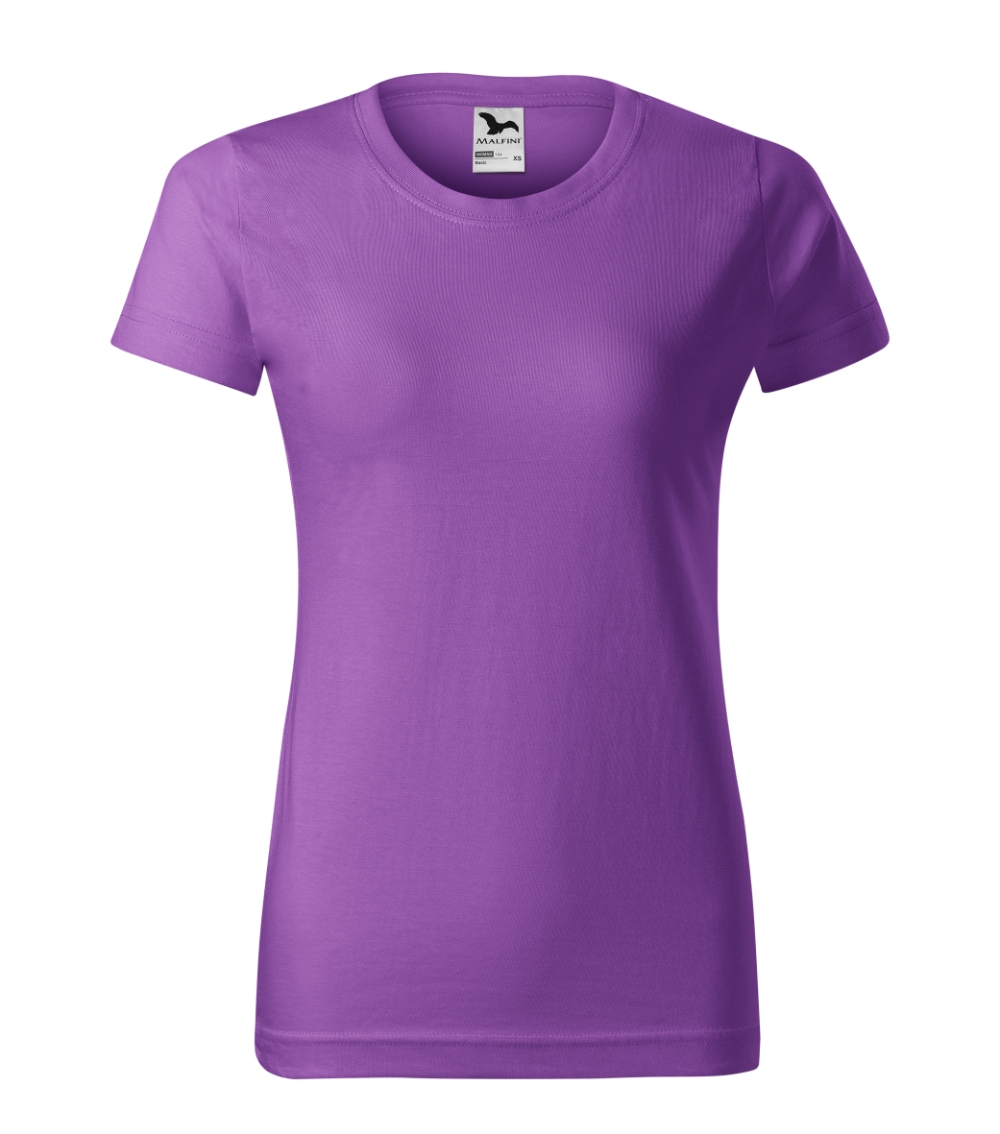 Moteriški Marškinėliai MALFINI Basic 134 Purple, 160g/m2