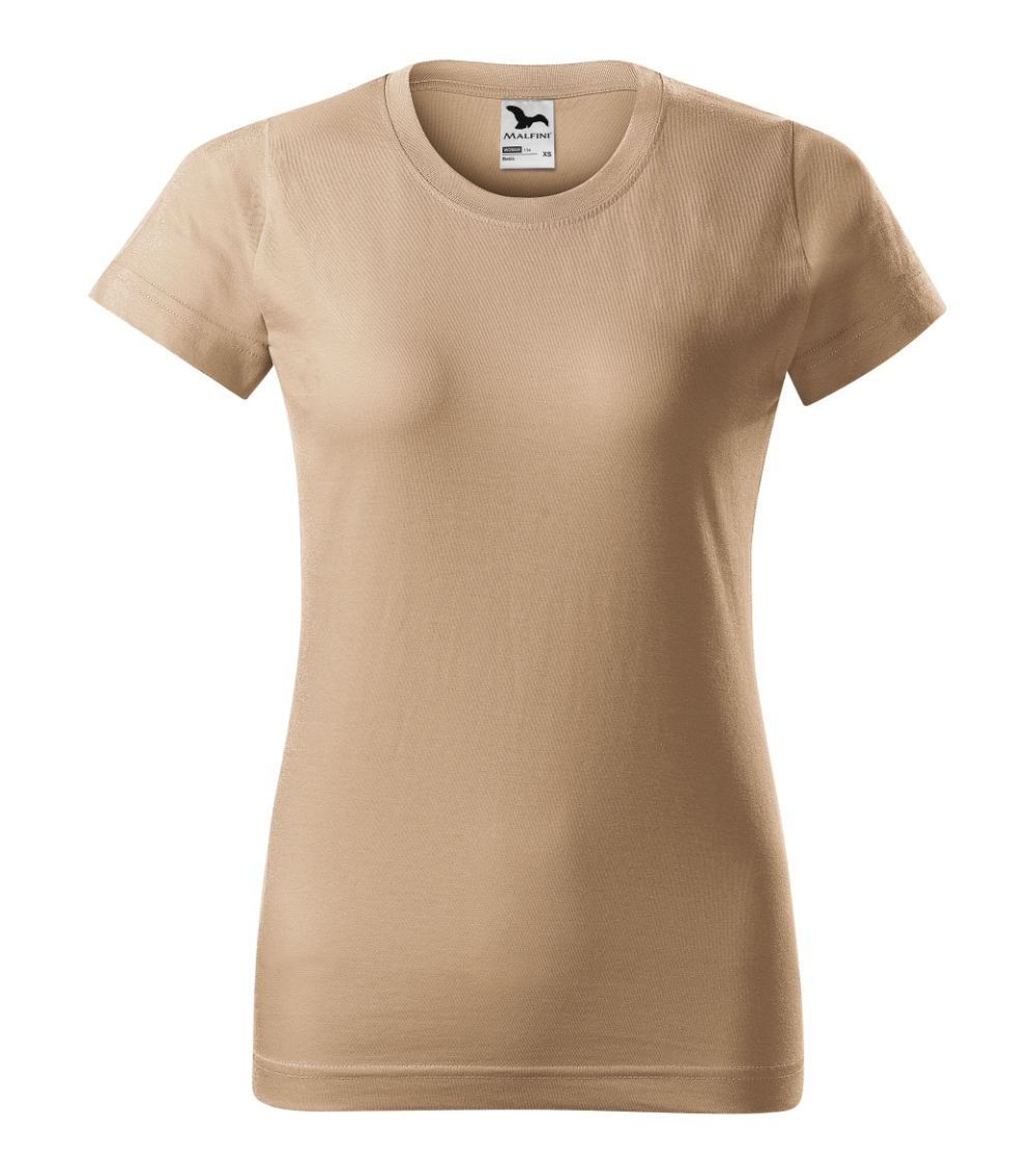 Moteriški Marškinėliai MALFINI Basic 134 Sand, 160g/m2