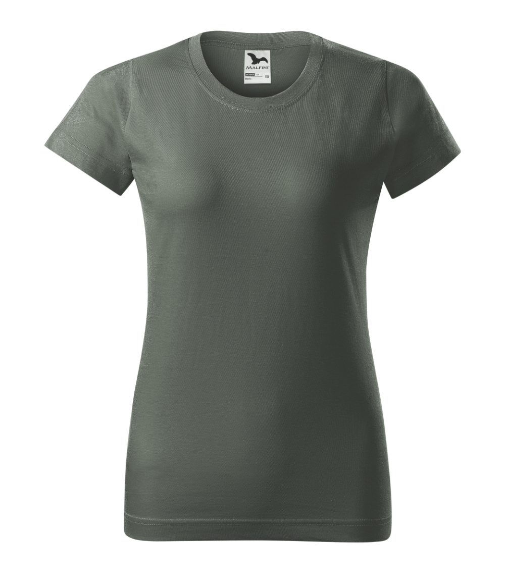 Moteriški Marškinėliai MALFINI Basic 134 Castor gray, 160g/m2