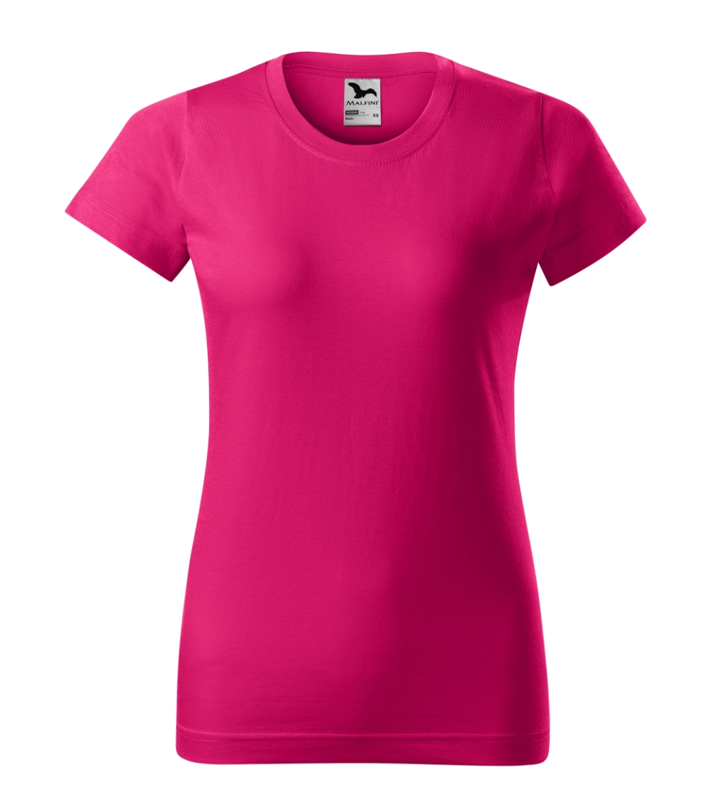 Moteriški Marškinėliai MALFINI Basic 134 Raspberry pink, 160g/m2