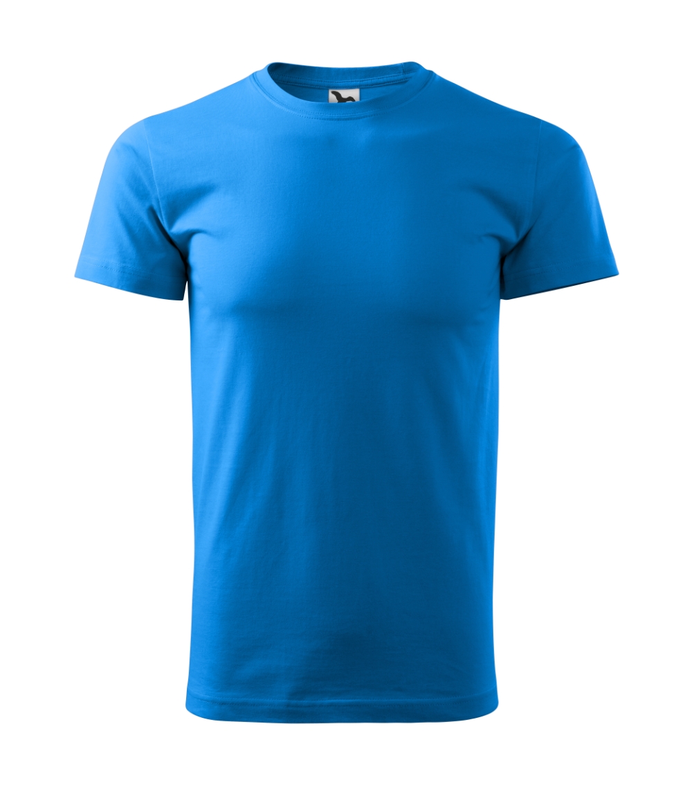 Vyriški Marškinėliai MALFINI Basic 129 Snorkel blue, 160g/m2