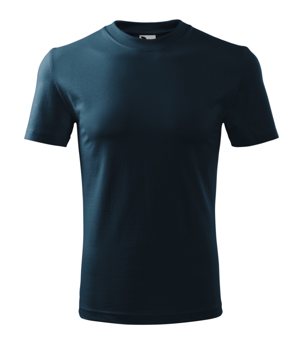 Marškinėliai unisex MALFINI Classic 101 Navy blue, 160g/m2