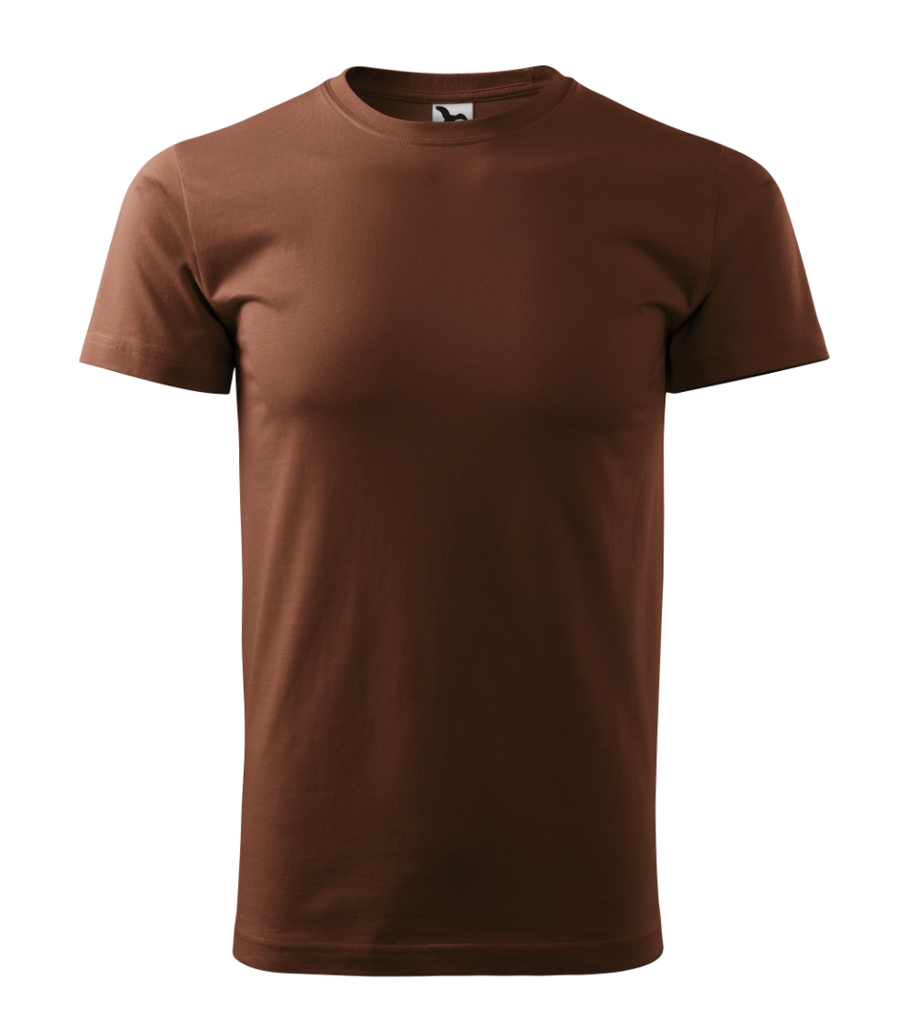 Unisex marškinėliai MALFINI Heavy New 137 Chocolate, 200g/m2