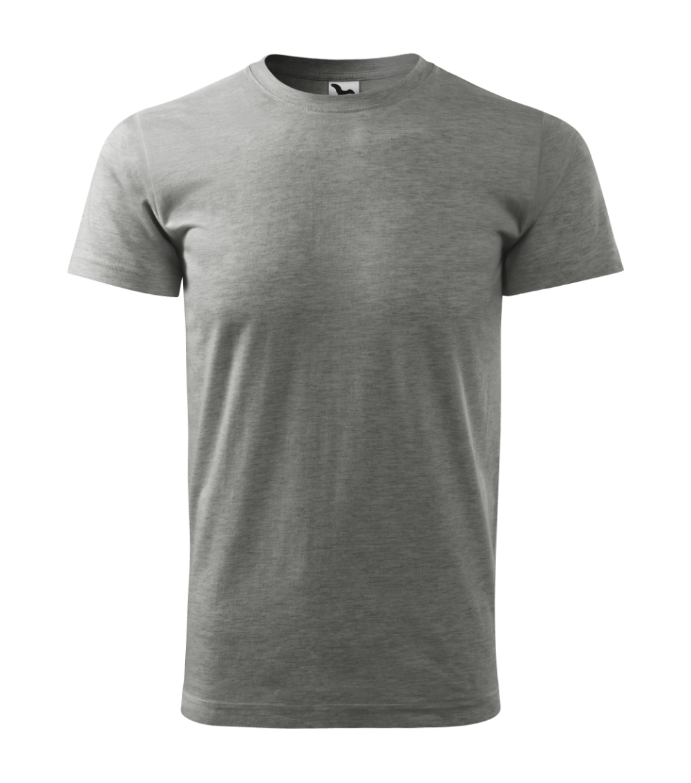 Unisex marškinėliai MALFINI Heavy New 137 Dark gray melange, 200g/m2