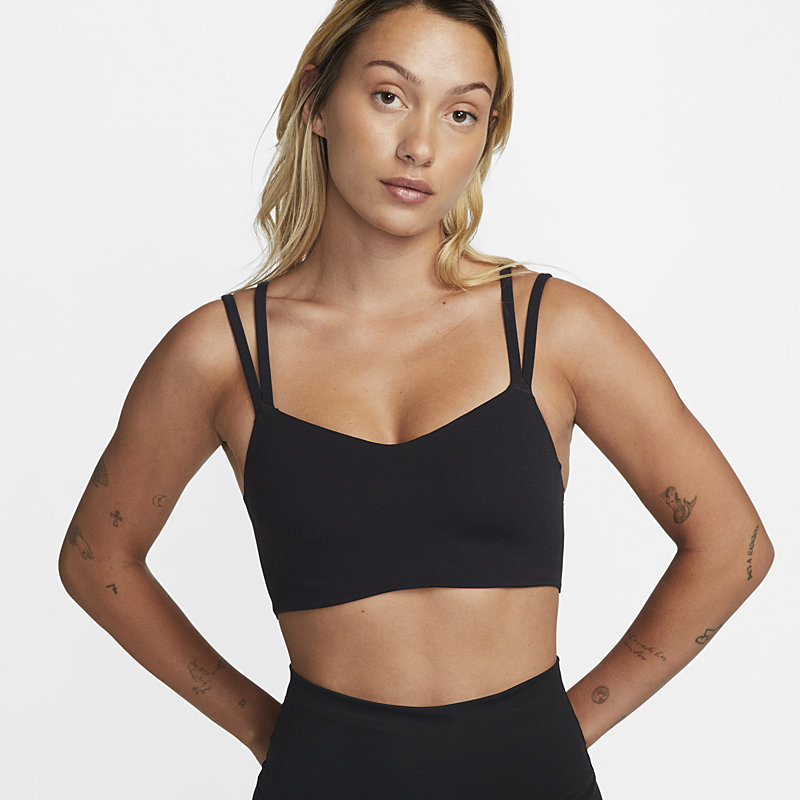 Nike Dri-FIT Alate Trace - Dydis S (DO6608-010 Sportinės liemenėlės)