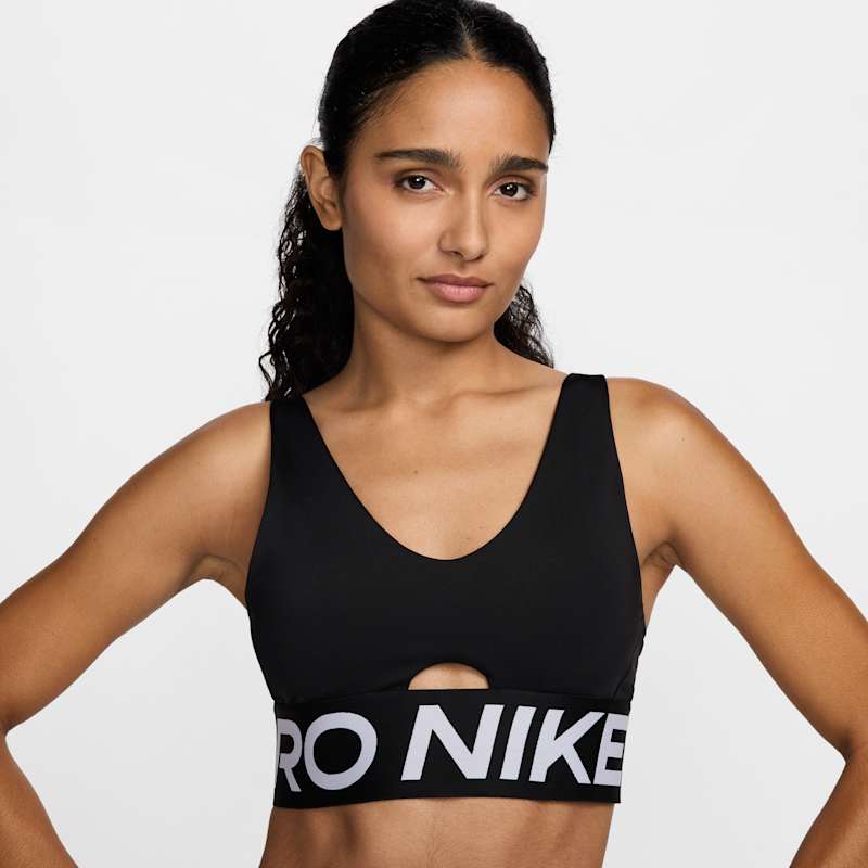Nike Pro Indy - Dydis S (HF7324-010 Sportinės liemenėlės)