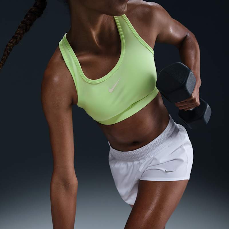 Nike Swoosh Medium Support - Dydis XS (DX6821-701 Sportinės liemenėlės)
