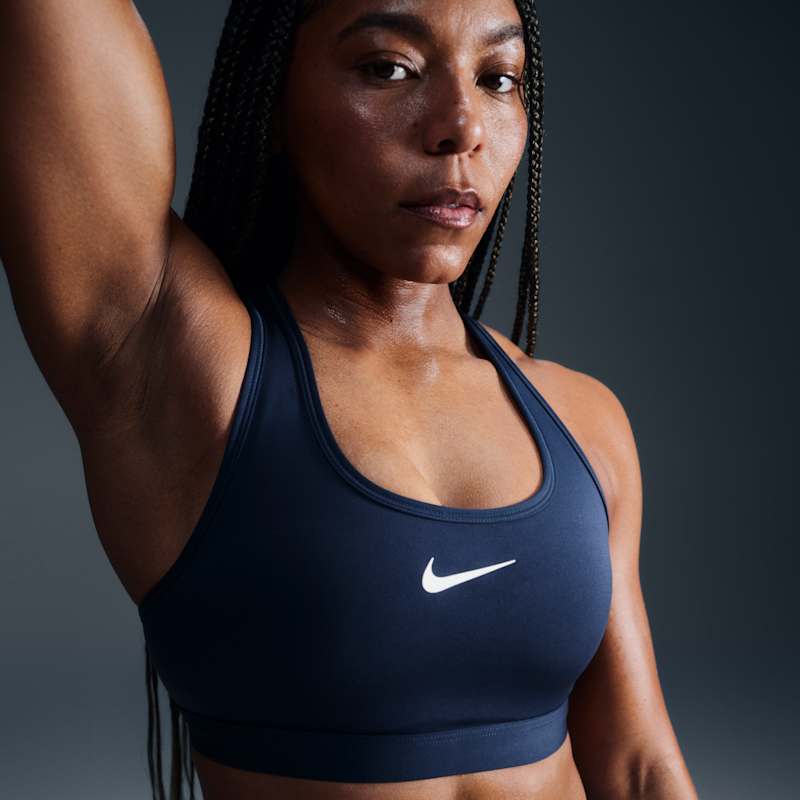 Nike Swoosh Medium Support - Dydis M (DX6821-478 Sportinės liemenėlės)