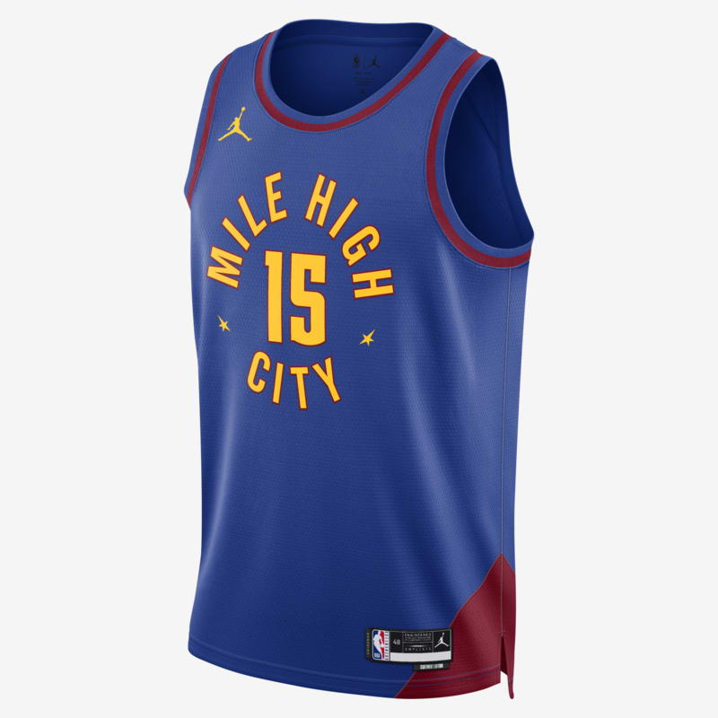 Jersey Denver Nuggets Nikola Jokic Jordan Dri-FIT NBA Swingman - Dydis S (DO9524-496 Marškinėliai)